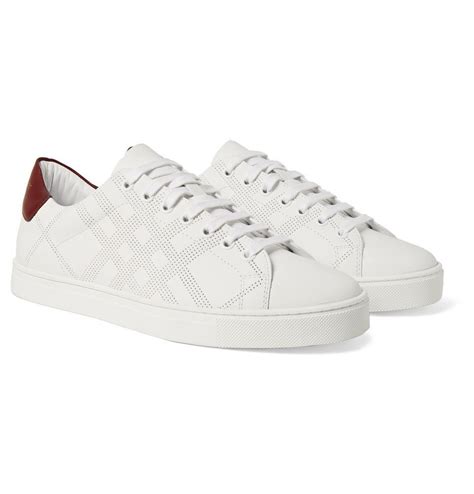 burberry perforated sneakers|burberry men sneakers on sale.